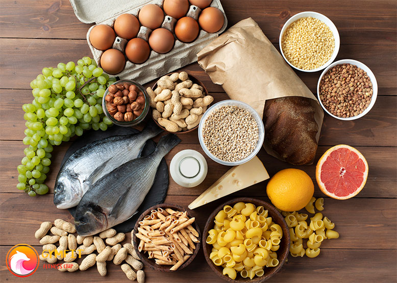 مجموعه ای از غذاهای مختلف