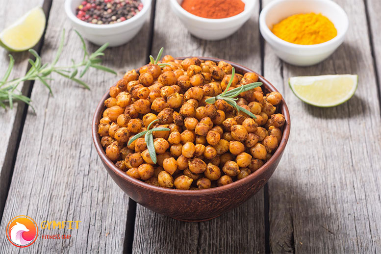 نخود-برشته-با-رزماری-اسنک-غذای پخته