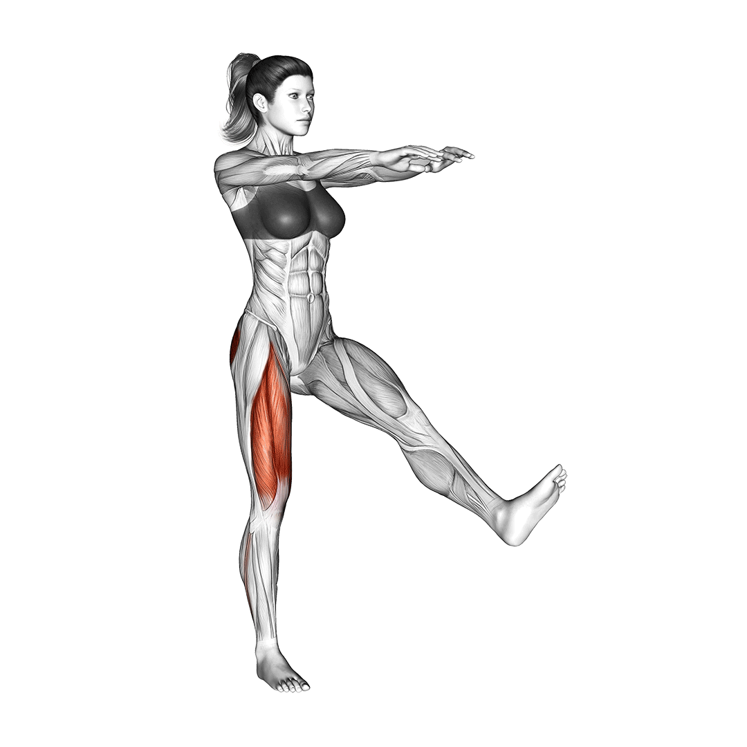 زنی در حال اجرای اسکات تکپا